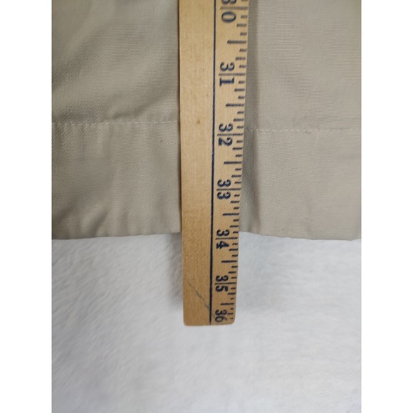 Eileen Fisher Button Front Coat Collared Jacket Tan Neutral Size M - Picture 6 of 9